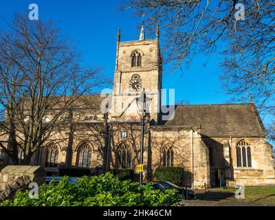 Église paroissiale de St John à Knaresborough North Yorkshire England Banque D'Images