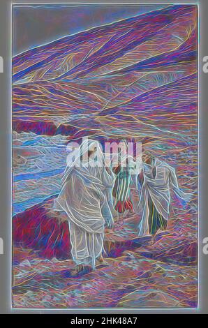 Inspiré par l'appel de Saint Jean et Saint Andrew, vocation de Saint Jean et de Saint André, la vie de notre Seigneur Jésus Christ, la vie de notre-Seigneur Jésus-Christ, James Tissot, français, 1836-1902, aquarelle opaque sur graphite sur papier vélin gris, France, 1886-1894, image : 9 13/16 x 6 po, repensé par Artotop. L'art classique réinventé avec une touche moderne. Conception de lumière chaleureuse et gaie, de luminosité et de rayonnement de lumière. La photographie s'inspire du surréalisme et du futurisme, embrassant l'énergie dynamique de la technologie moderne, du mouvement, de la vitesse et révolutionne la culture Banque D'Images