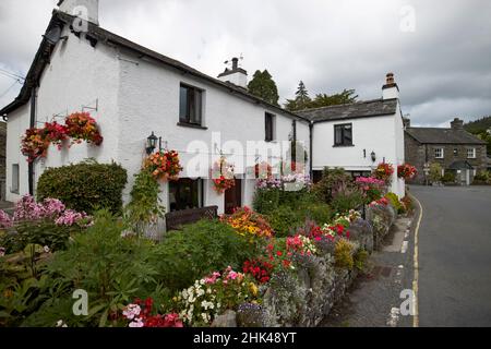 maison d'hôtes à manger de boucle inclus dans les histoires de beatrix potter près du lac sawrey district, cumbria, angleterre, royaume-uni Banque D'Images