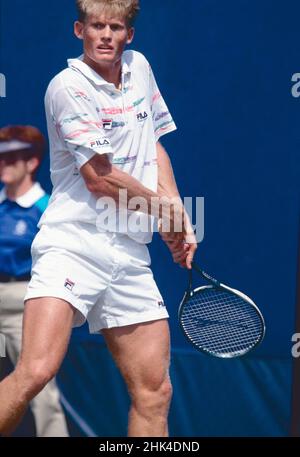 Joueur de tennis sud-africain Wayne Ferreira, US Open 1992 Banque D'Images