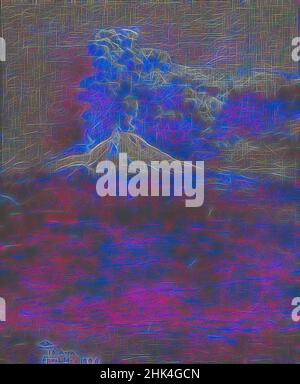 Inspiré par Une douche de cendres sur Ottaviano, Charles Caryl Coleman, américain, 1840-1928, pastel sur papier gris-bleu posé, monté à bord, 14 avril 1906, image: 10 9/16 x 8 7/16 po, 26,8 x 21,4 cm, frêne, catastrophe, dessin, éruption, lignes fines, montagne, catastrophe naturelle, sinistre, pastel, La fumée, revisitée par Artotop. L'art classique réinventé avec une touche moderne. Conception de lumière chaleureuse et gaie, de luminosité et de rayonnement de lumière. La photographie s'inspire du surréalisme et du futurisme, embrassant l'énergie dynamique de la technologie moderne, du mouvement, de la vitesse et révolutionne la culture Banque D'Images