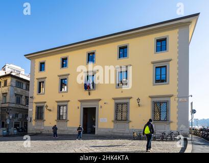 Florence, Italie.Janvier 2022. Le bâtiment de la chambre de commerce dans le centre historique de la ville Banque D'Images