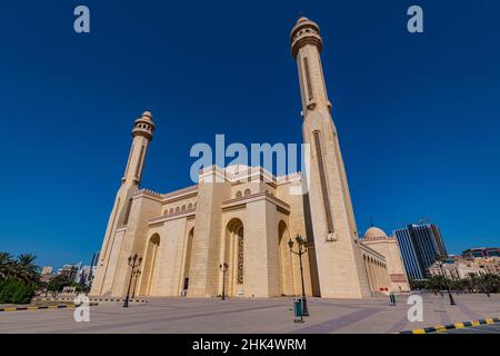 La Grande Mosquée, Manama, Royaume de Bahreïn, Moyen-Orient Banque D'Images