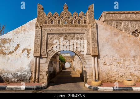 Belle ancienne maison de marchands, îles Farasan, Royaume d'Arabie Saoudite, Moyen-Orient Banque D'Images