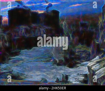 Inspiré par Pennsylvania Station excavation, George Wesley Bellows, cuisine américaine, 1882-1925, huile sur toile, env. 1907-1908, 31 3/16 x 38 1/4 po, 79,2 x 97,1 cm, American Realism, architecture, Ash CAN School, billard, bleu, env. 1907-1908, génie civil, construction, excavation, dramatique, Tôt, historique, réimaginé par Artotop. L'art classique réinventé avec une touche moderne. Conception de lumière chaleureuse et gaie, de luminosité et de rayonnement de lumière. La photographie s'inspire du surréalisme et du futurisme, embrassant l'énergie dynamique de la technologie moderne, du mouvement, de la vitesse et révolutionne la culture Banque D'Images