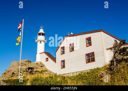 Phare de Lobster Cove Head, Lobster Cove, Terre-Neuve, Canada, Amérique du Nord Banque D'Images