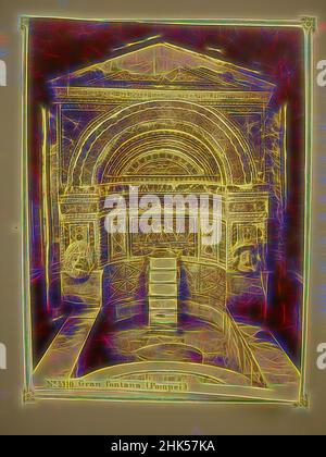 Inspiré par Untitled, Georgio Sommer, photographie argentée sur papier, n.d., 5 1/2 x 4 po., 14 x 10,2cm, réimaginé par Artotop. L'art classique réinventé avec une touche moderne. Conception de lumière chaleureuse et gaie, de luminosité et de rayonnement de lumière. La photographie s'inspire du surréalisme et du futurisme, embrassant l'énergie dynamique de la technologie moderne, du mouvement, de la vitesse et révolutionne la culture Banque D'Images