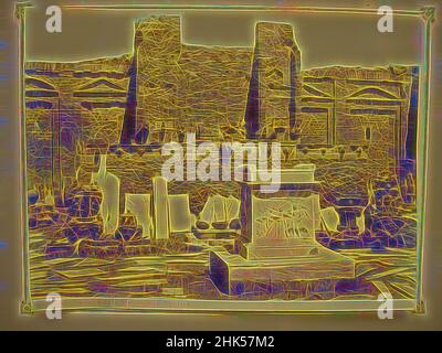 Inspiré par Untitled, Georgio Sommer, photographie argentée sur papier, n.d., 3 1/2 x 2 1/4 po., 8,9 x 5,7 cm, réimaginé par Artotop. L'art classique réinventé avec une touche moderne. Conception de lumière chaleureuse et gaie, de luminosité et de rayonnement de lumière. La photographie s'inspire du surréalisme et du futurisme, embrassant l'énergie dynamique de la technologie moderne, du mouvement, de la vitesse et révolutionne la culture Banque D'Images