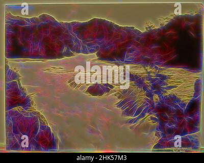 Inspiré par Aratiatia Rapids, Nouvelle-Zélande, Josiah Martin, Nouvelle-Zélande, né en Angleterre, 1843-1916, Gelatin Silver photographie, ca. 1900, 6 × 8 po., 15,2 × 20,3 cm, repensé par Artotop. L'art classique réinventé avec une touche moderne. Conception de lumière chaleureuse et gaie, de luminosité et de rayonnement de lumière. La photographie s'inspire du surréalisme et du futurisme, embrassant l'énergie dynamique de la technologie moderne, du mouvement, de la vitesse et révolutionne la culture Banque D'Images