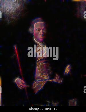 Inspiré par John Lane, d'après John Singleton Copley, huile sur toile, ca. 1801-1810, 50 x 39 13/16 po, 127 x 101,1 cm, personnage masculin, homme, huile sur toile, vieux dude, Peinture, portrait, réimaginé par Artotop. L'art classique réinventé avec une touche moderne. Conception de lumière chaleureuse et gaie, de luminosité et de rayonnement de lumière. La photographie s'inspire du surréalisme et du futurisme, embrassant l'énergie dynamique de la technologie moderne, du mouvement, de la vitesse et révolutionne la culture Banque D'Images