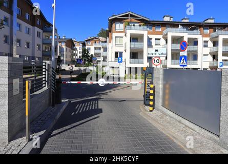 Nouveau domaine de logement moderne, Gdynia, Pologne Banque D'Images