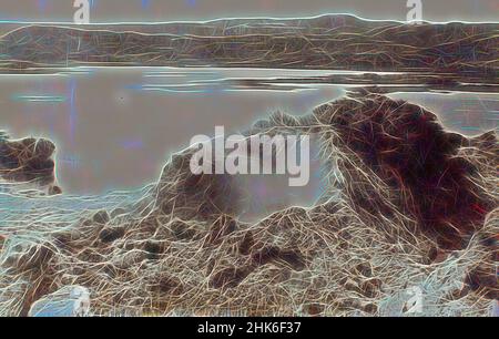 Inspiré par Sulphur Crater - Rotomahana, studio Burton Brothers, studio de photographie, fin du XIXe siècle ou début du XXe siècle, Dunedin, photographie, réimaginé par Artotop. L'art classique réinventé avec une touche moderne. Conception de lumière chaleureuse et gaie, de luminosité et de rayonnement de lumière. La photographie s'inspire du surréalisme et du futurisme, embrassant l'énergie dynamique de la technologie moderne, du mouvement, de la vitesse et révolutionne la culture Banque D'Images