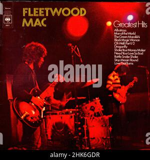 Couverture Vintage vinyle - Fleetwood Mac - Greatest Hits - UK - 1971 Banque D'Images