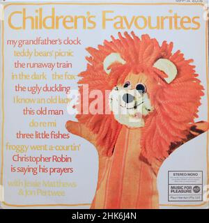 Couverture Vintage vinyle - Favoris pour enfants 00001 Banque D'Images