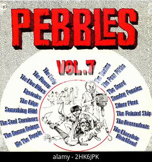 Couverture Vintage vinyle - Pebbles - Volume 7 - Artyfacts.- Austr.- 1980 Banque D'Images