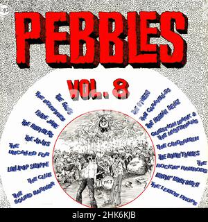 Couverture Vintage vinyle - Pebbles - Volume 8 - Artyfacts.- Austr.- 1980 Banque D'Images