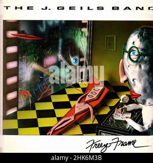 Couverture Vintage vinyle - J.Geils Band, The - Freeze Frame - D - 1981 Banque D'Images