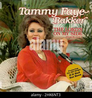 Tammy Faye Baker - Vintage American Christian Vinyl Album Banque D'Images