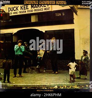 Couverture Vintage Vinyl record - Creedence Clearwater Revival - Willy & The Poor Boys - D - 1970 Banque D'Images