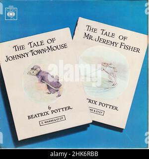 Couverture Vintage vinyle - enfants - Beatrix Potter Banque D'Images