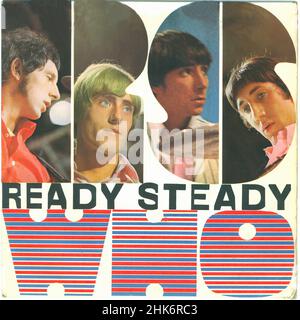 Couverture Vintage vinyle - Who, The - Ready Steady Who - UK - 1966 EP Banque D'Images