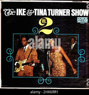 Couverture Vintage Vintage Vinyl record - Turner, Ike & Tina - The Ike & Tina Turner Show vol 2 - US - 1965 Banque D'Images