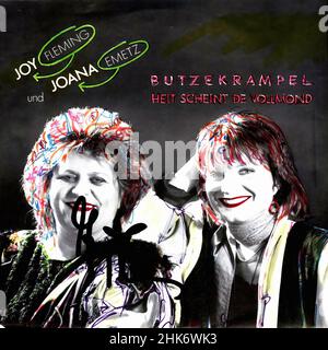 Couverture en vinyle vintage - Fleming, Joy & Joana - Butzrekrappel - D - 1988 h. Banque D'Images