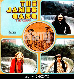 Couverture Vintage vinyle - James Gang - Yer Album - D - 1969 -ReRel 1974 Banque D'Images