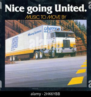 Bien Unis.- Album Vintage Vinyl Banque D'Images