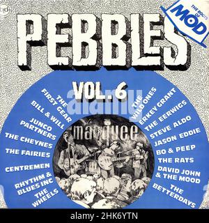 Couverture Vintage vinyle - Pebbles - Volume 6 - Artyfacts.- Austr.- 1980 Banque D'Images