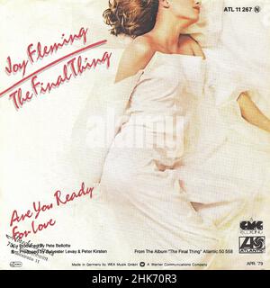 Couverture Vintage vinyle - Fleming, Joy - êtes-vous prêt pour l'amour - D - 1979 h. Banque D'Images