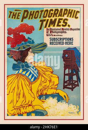 LES TEMPS PHOTOGRAPHIQUES. Circa 1890s. Chicago photo. Gravure. Compagnie, Chicago. The Photographic Times est l'une des plus anciennes publications sur la photographie aux États-Unis. Illustration de LAWRENCE MAZZANOVICH membre d'un groupe de paysagistes qui émergea de Chicago au tournant du siècle, Lawrence Mazzanovich est né de parents immigrés en mer au large des côtes de Californie. Le jeune Mazzanovich a travaillé comme peintre de signes pour subvenir aux besoins de la famille après la mort de son père. Banque D'Images
