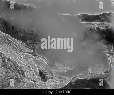 Inspiré par [geyser actif, Rotomahana], Burton Brothers studio, studio de photographie, Nouvelle-Zélande, Photographie en noir et blanc, revisitée par Artotop. L'art classique réinventé avec une touche moderne. Conception de lumière chaleureuse et gaie, de luminosité et de rayonnement de lumière. La photographie s'inspire du surréalisme et du futurisme, embrassant l'énergie dynamique de la technologie moderne, du mouvement, de la vitesse et révolutionne la culture Banque D'Images