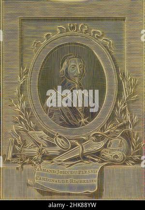 Inspiré par Armand John du Plessis, Cardinal de Richelieu, Joseph Collyer, Angleterre, gravure, Repensé par Artotop. L'art classique réinventé avec une touche moderne. Conception de lumière chaleureuse et gaie, de luminosité et de rayonnement de lumière. La photographie s'inspire du surréalisme et du futurisme, embrassant l'énergie dynamique de la technologie moderne, du mouvement, de la vitesse et révolutionne la culture Banque D'Images