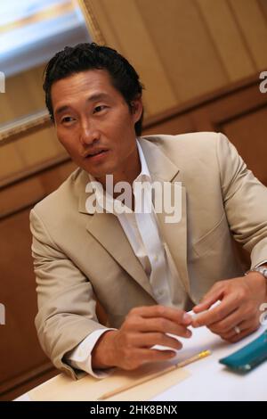 ISTANBUL, TURQUIE - JUIN 17 : célèbre acteur américain Daniel DAE Kim le 17 juin 2010 à Istanbul, Turquie.Il est connu pour avoir joué à Jin-Soo Kwon dans la série télévisée Lost et il est né en Corée du Sud. Banque D'Images