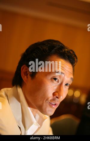 ISTANBUL, TURQUIE - JUIN 17 : célèbre acteur américain Daniel DAE Kim le 17 juin 2010 à Istanbul, Turquie.Il est connu pour avoir joué à Jin-Soo Kwon dans la série télévisée Lost et il est né en Corée du Sud. Banque D'Images