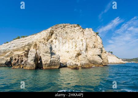 Parc national de Gargano, visite des grottes, Vieste, Pouilles, Italie, Europe Banque D'Images