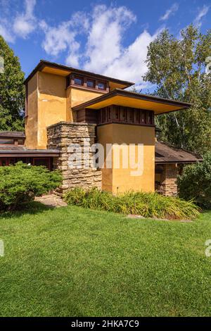 Taliesin Studio, la maison du célèbre architecte américain Frank Lloyd Wright. Banque D'Images