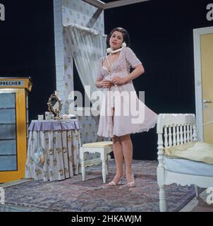 Hannelore Elsner, deutsche Schauspielerin und Autorin, Deutschland UM 1970.Actrice allemande Hannelore Elsner, Allemagne vers 1970. Banque D'Images