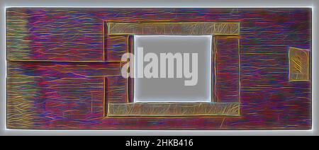 Inspiré par Mount pour une glissoire de lanterne magique, support en bois vide pour une glissoire de lanterne magique carrée. La diapositive elle-même est manquante., c. 1700 - c. 1800, bois (matériel végétal), chêne (bois), hauteur 26 cm × largeur 10,5 cm × épaisseur 1 cm, réimaginé par Artotop. L'art classique réinventé avec une touche moderne. Conception de lumière chaleureuse et gaie, de luminosité et de rayonnement de lumière. La photographie s'inspire du surréalisme et du futurisme, embrassant l'énergie dynamique de la technologie moderne, du mouvement, de la vitesse et révolutionne la culture Banque D'Images