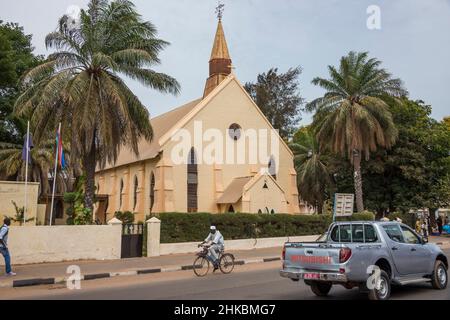 Église Sainte Marie dans la ville de Banjul, capitale de la Gambie Banque D'Images