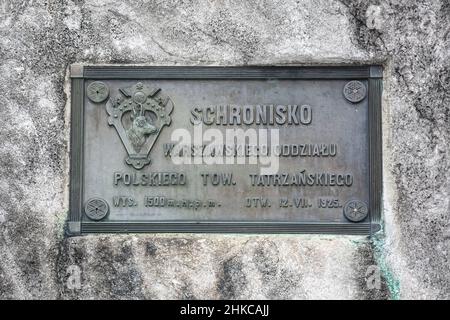 Zakopane, Pologne. 27 janvier 2022. Abri Murowaniec PTTK à Hala Gąsienicowa. Crédit: Waldemar Sikora Banque D'Images