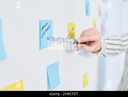 Planifiez bien si vous voulez réussir grand Banque D'Images