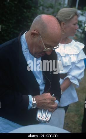 Sir Stirling et Lady Susie Moss au Goodwood Festival of Speed 2001. Banque D'Images