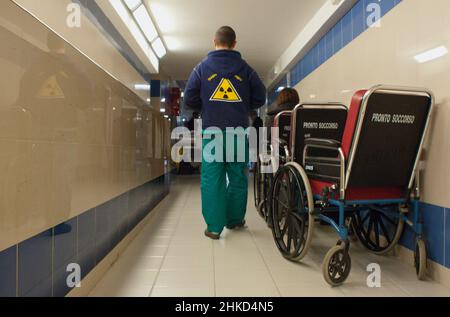 Rome, Italie 09/01/2009: Premiers soins, hôpital général de Casilino.©Andrea Sabbadini Banque D'Images