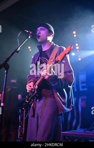 3 février 2022, Sheffield, South Yorkshire, U.K: The Night Cafe , 2022 Tour, Sheffeld Leadmill Mill , Sheffield , Royaume-Uni ,03.02.2022 (image de crédit : © Robin Burns/ZUMA Press Wire) Banque D'Images