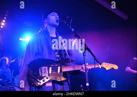 3 février 2022, Sheffield, South Yorkshire, U.K: The Night Cafe , 2022 Tour, Sheffeld Leadmill Mill , Sheffield , Royaume-Uni ,03.02.2022 (image de crédit : © Robin Burns/ZUMA Press Wire) Banque D'Images