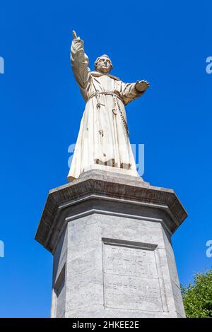 Statue du père Mathew, O'Connell Street, Dublin City, Comté de Dublin, Irlande Banque D'Images