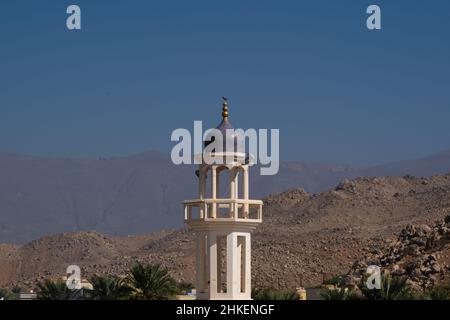 mosquée de nizwa oman dans le village Banque D'Images