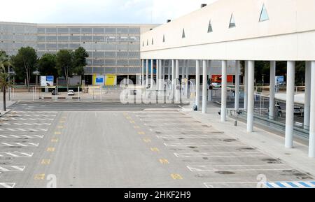 L'aéroport de Palma de Majorque est vide de personnes pendant la pandémie de covid en 2020. Banque D'Images